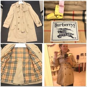 burberry petite trench coat